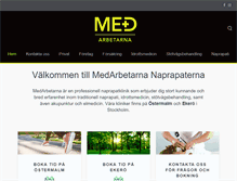 Tablet Screenshot of medarbetarna.se
